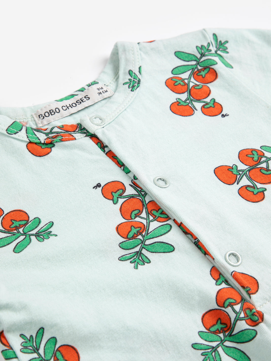 Bobo Choses Juicy Tomatoes All Over Playsuit - Light Blue