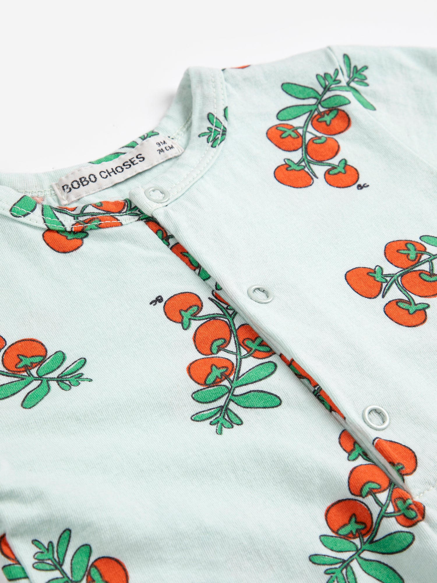 Bobo Choses Juicy Tomatoes All Over Playsuit - Light Blue
