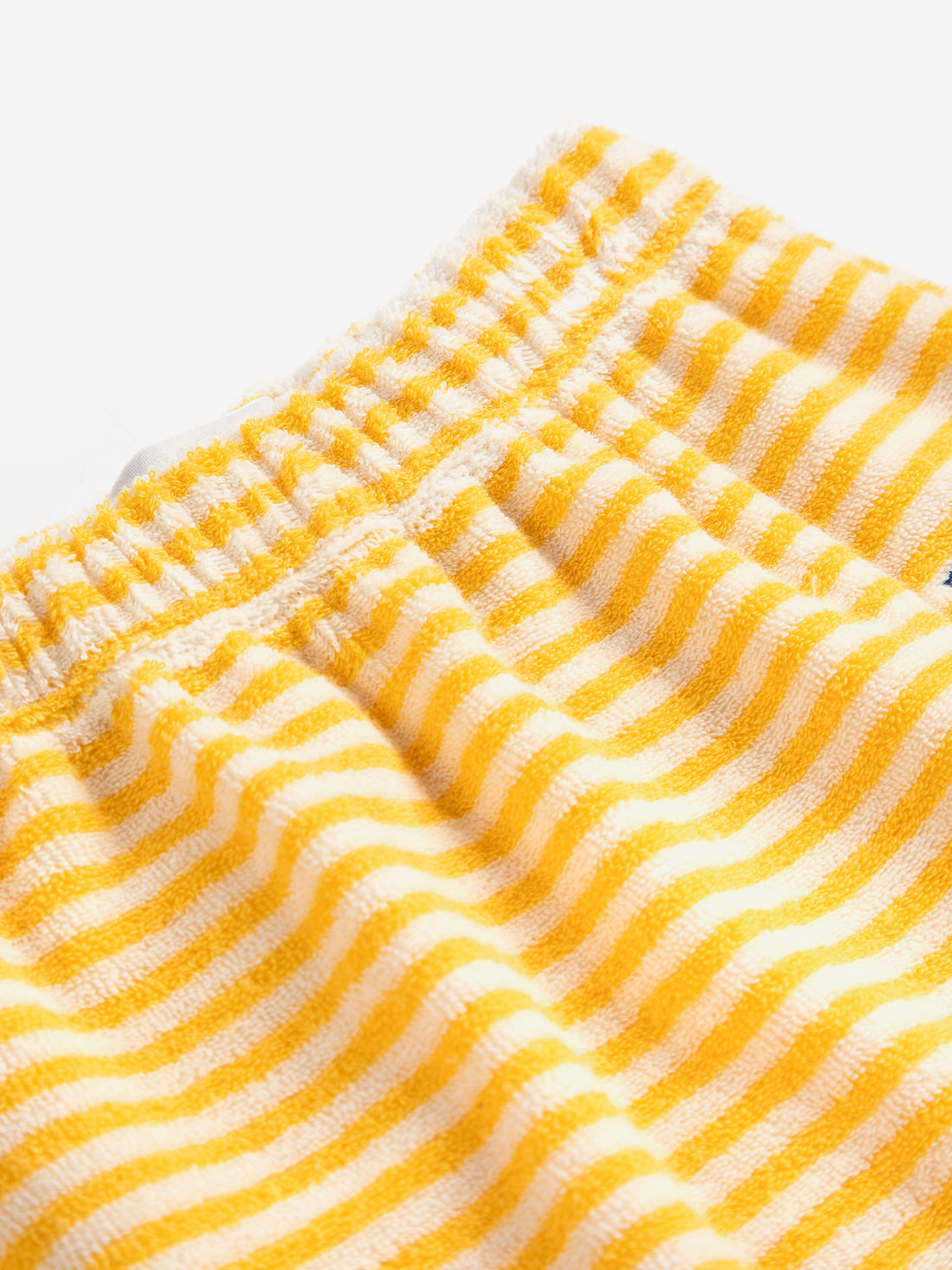 Bobo Choses Yellow Stripes Terry Cloth Harem Pants
