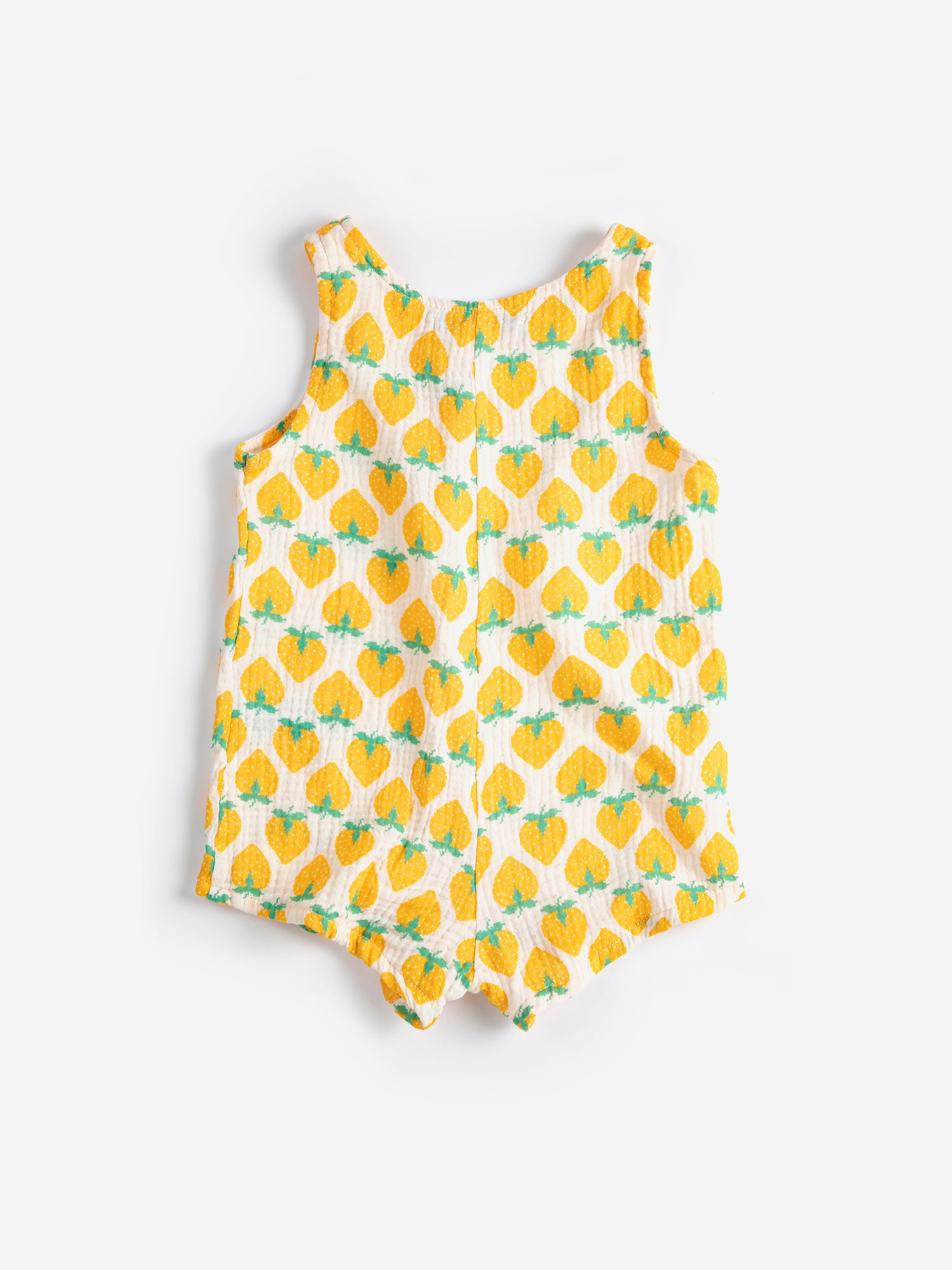 Bobo Choses Strawberry All Over Woven Playsuit