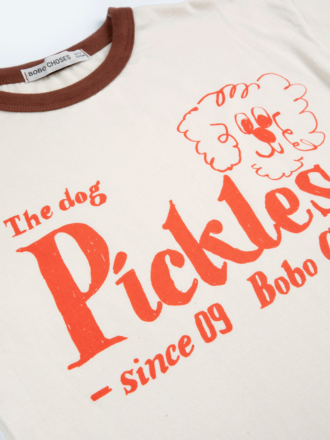 Bobo Choses Pickles The Dog T-shirt - Off White