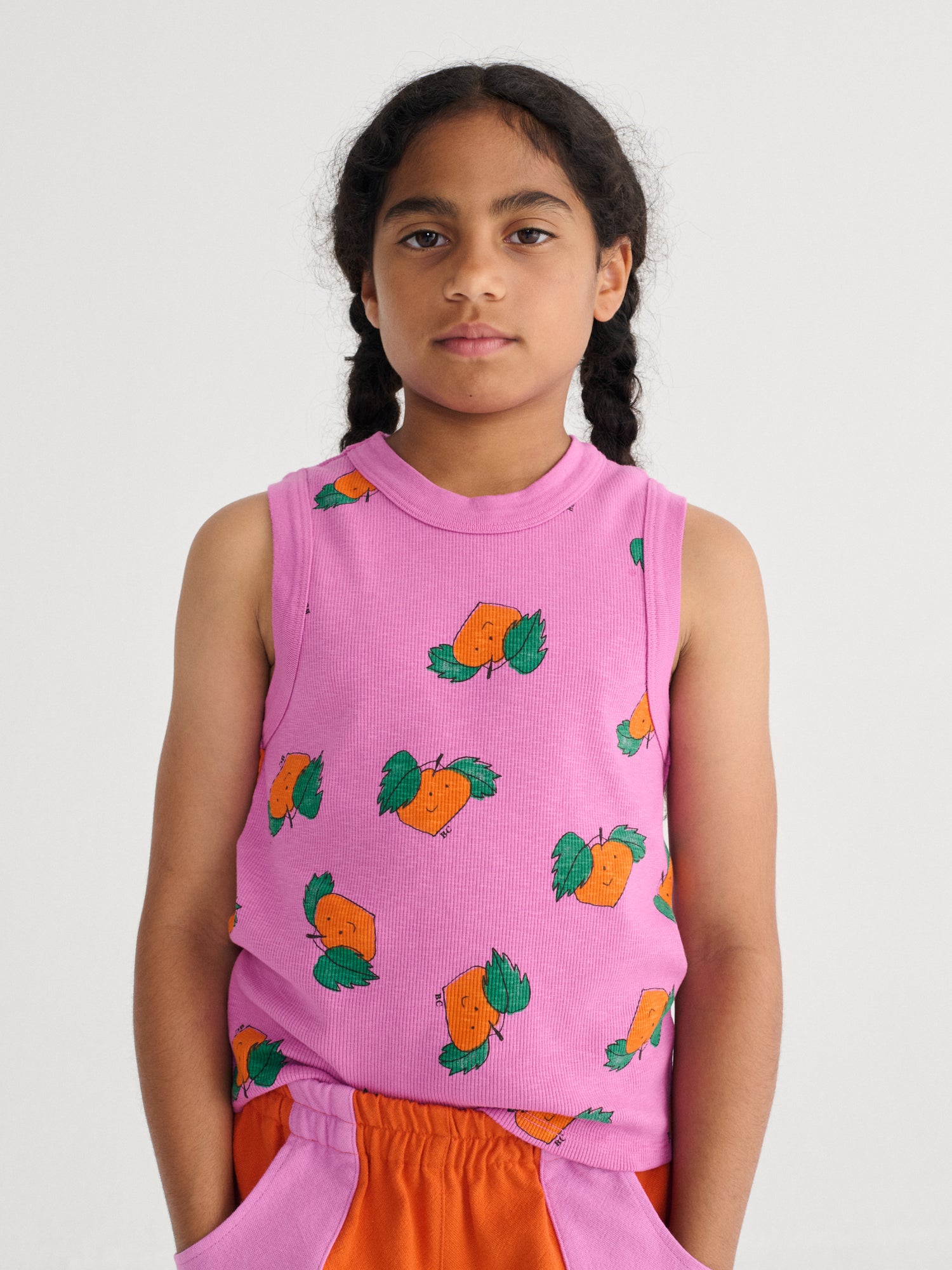 Bobo Choses Tangerine All Over Tank Top - Purple