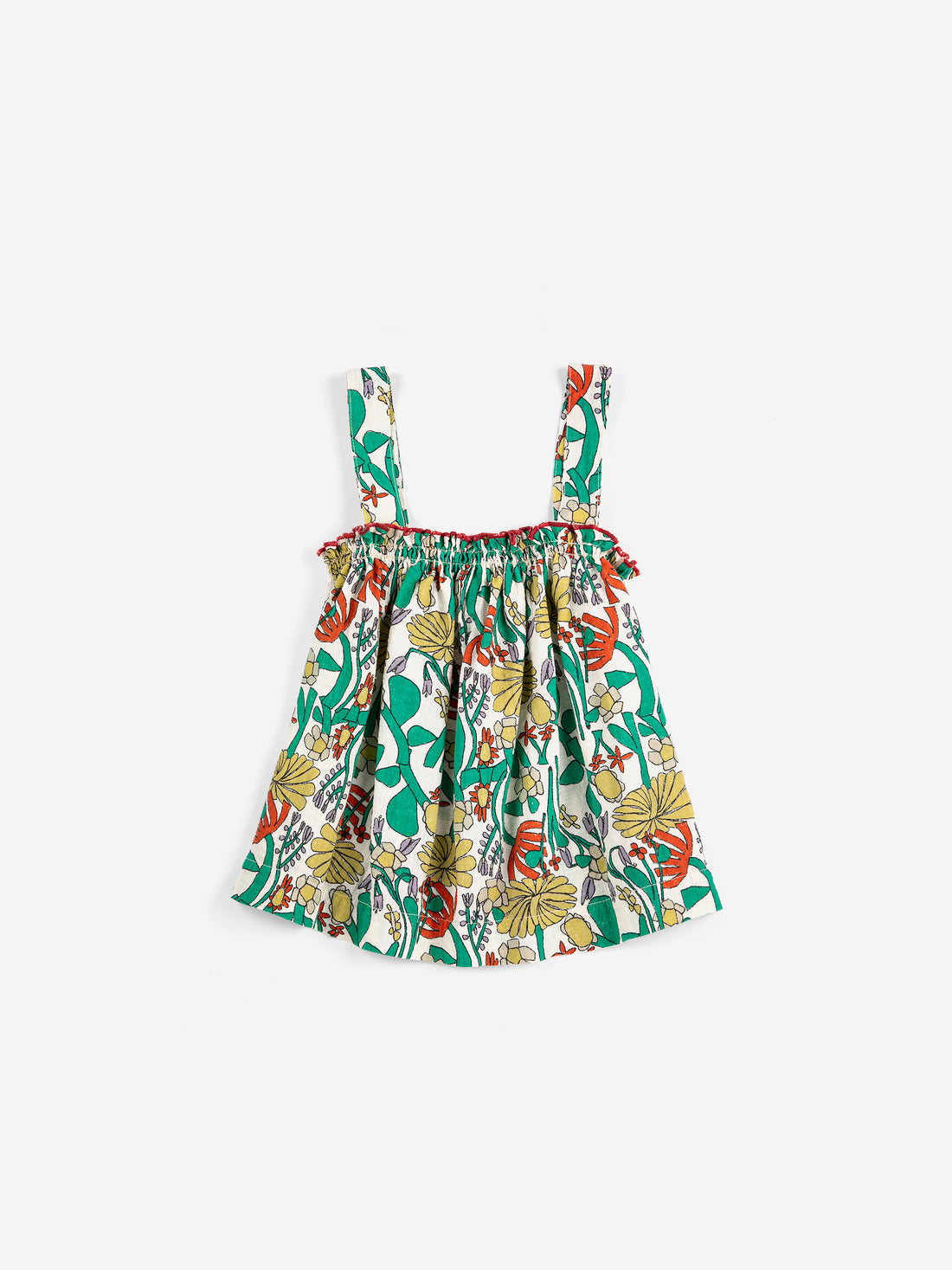 Bobo Choses Color Herbalist All Over Woven Top - Off White