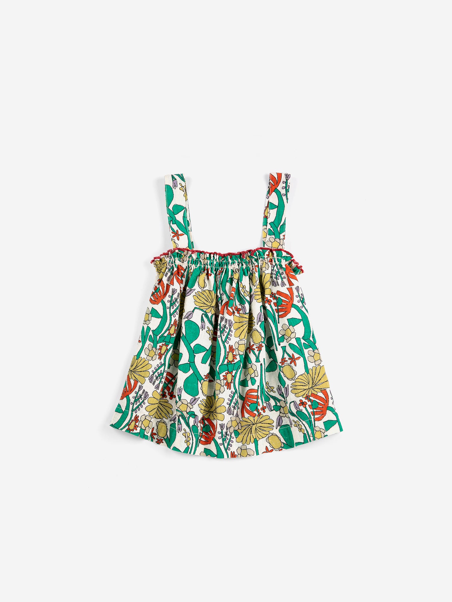Bobo Choses Color Herbalist All Over Woven Top - Off White