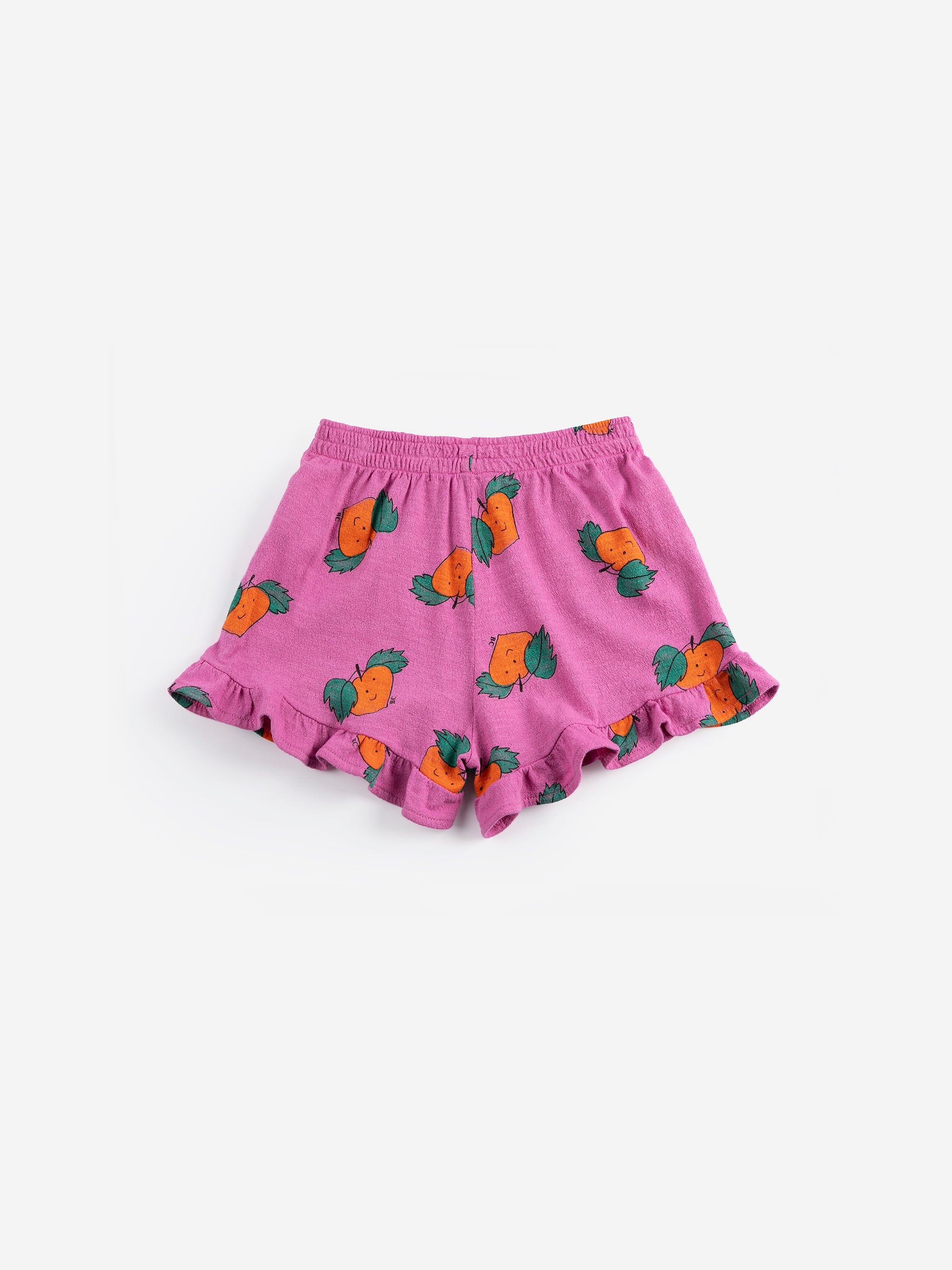 Bobo Choses Tangerine All Over Ruffled Shorts - Purple