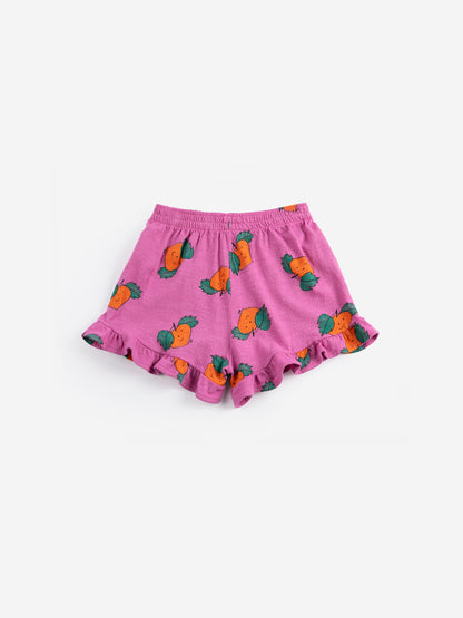 Bobo Choses Tangerine All Over Ruffled Shorts - Purple