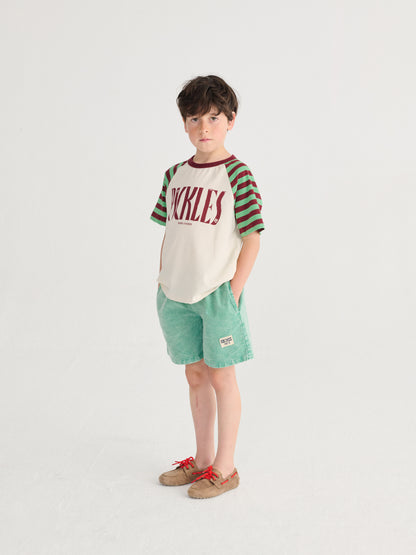 Bobo Choses Bobo Choses Since 09 Woven Bermuda Shorts - Green
