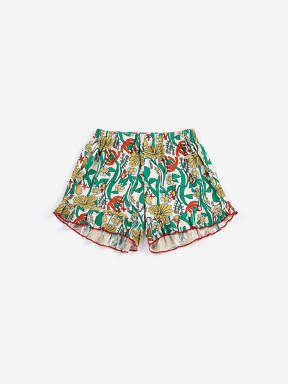 Bobo Choses Color Herbalist All Over Woven Shorts - Off White
