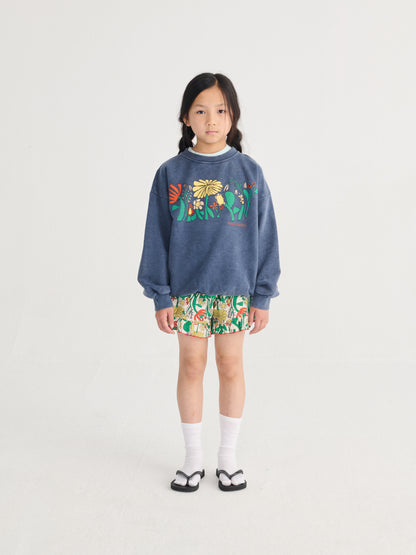 Bobo Choses Color Herbalist All Over Woven Shorts - Off White