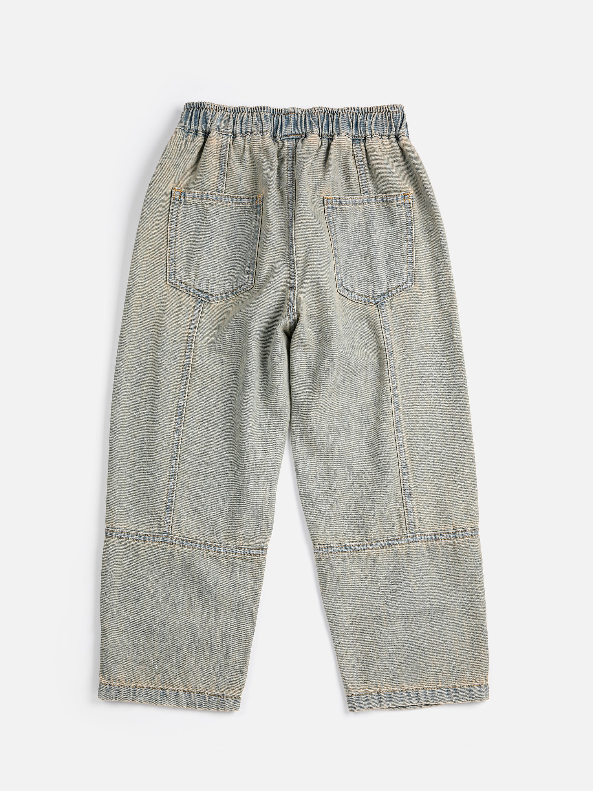 Bobo Choses Square Denim Pants - Prussian Blue