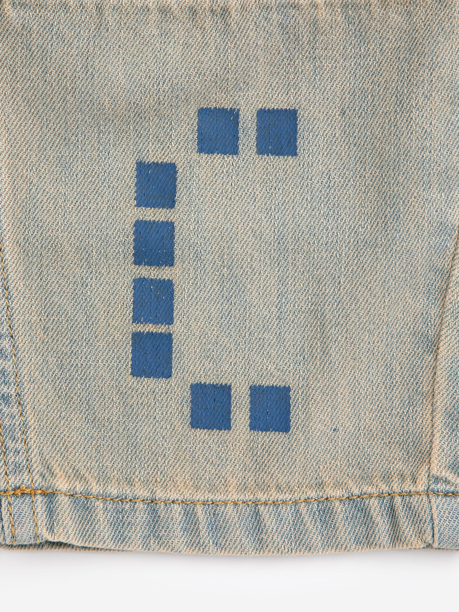 Bobo Choses Square Denim Pants - Prussian Blue