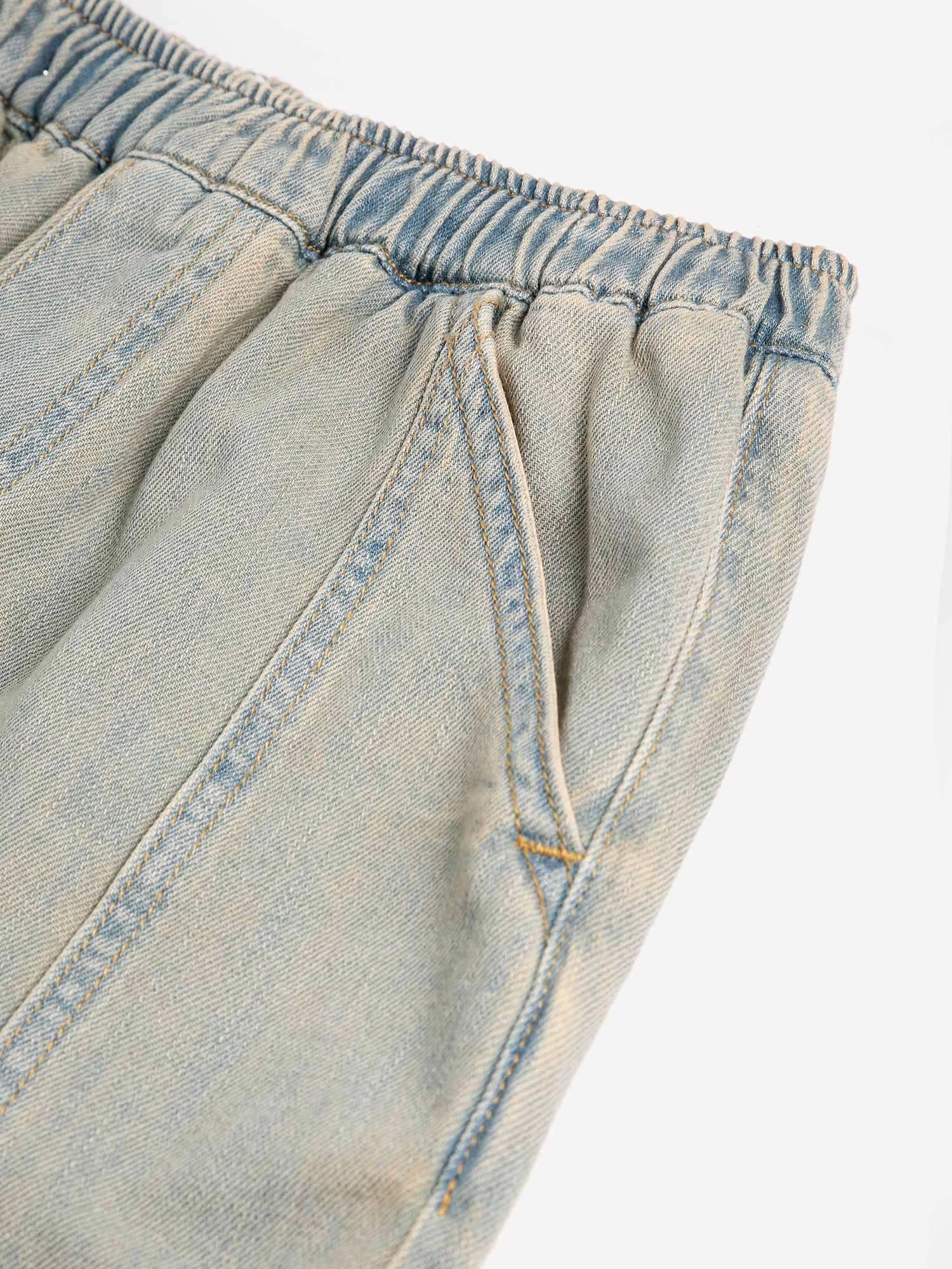 Bobo Choses Square Denim Pants - Prussian Blue