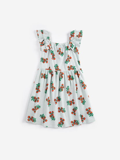 Bobo Choses Juicy Tomatoes All Over Ruffled Dress