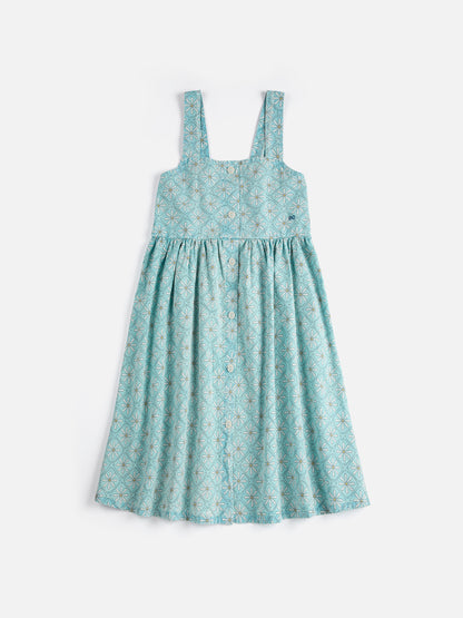 Bobo Choses Daisy Mosaic All Over Woven Dress