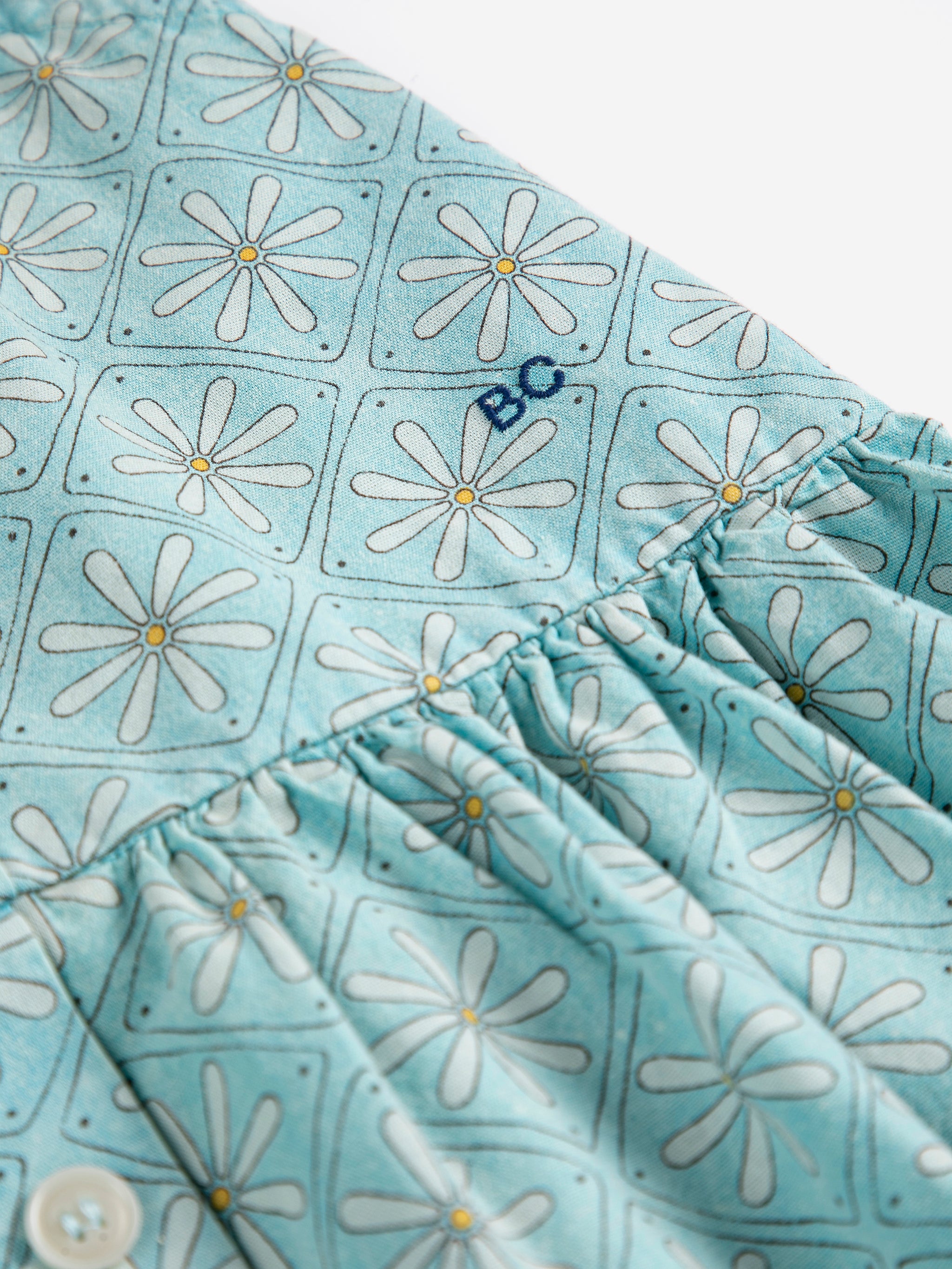 Bobo Choses Daisy Mosaic All Over Woven Dress