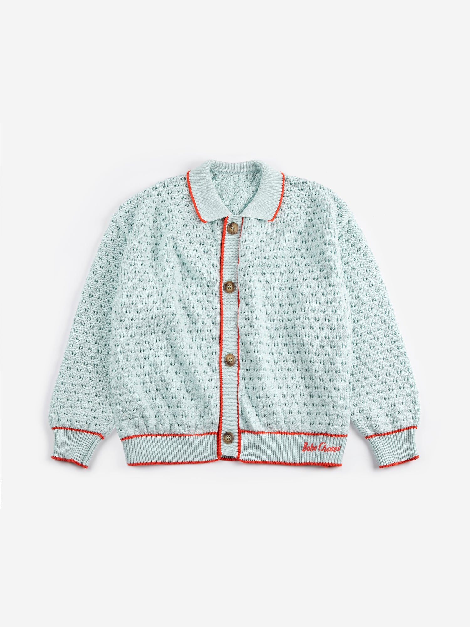 Bobo Choses BC Openwork Cardigan - Light Blue