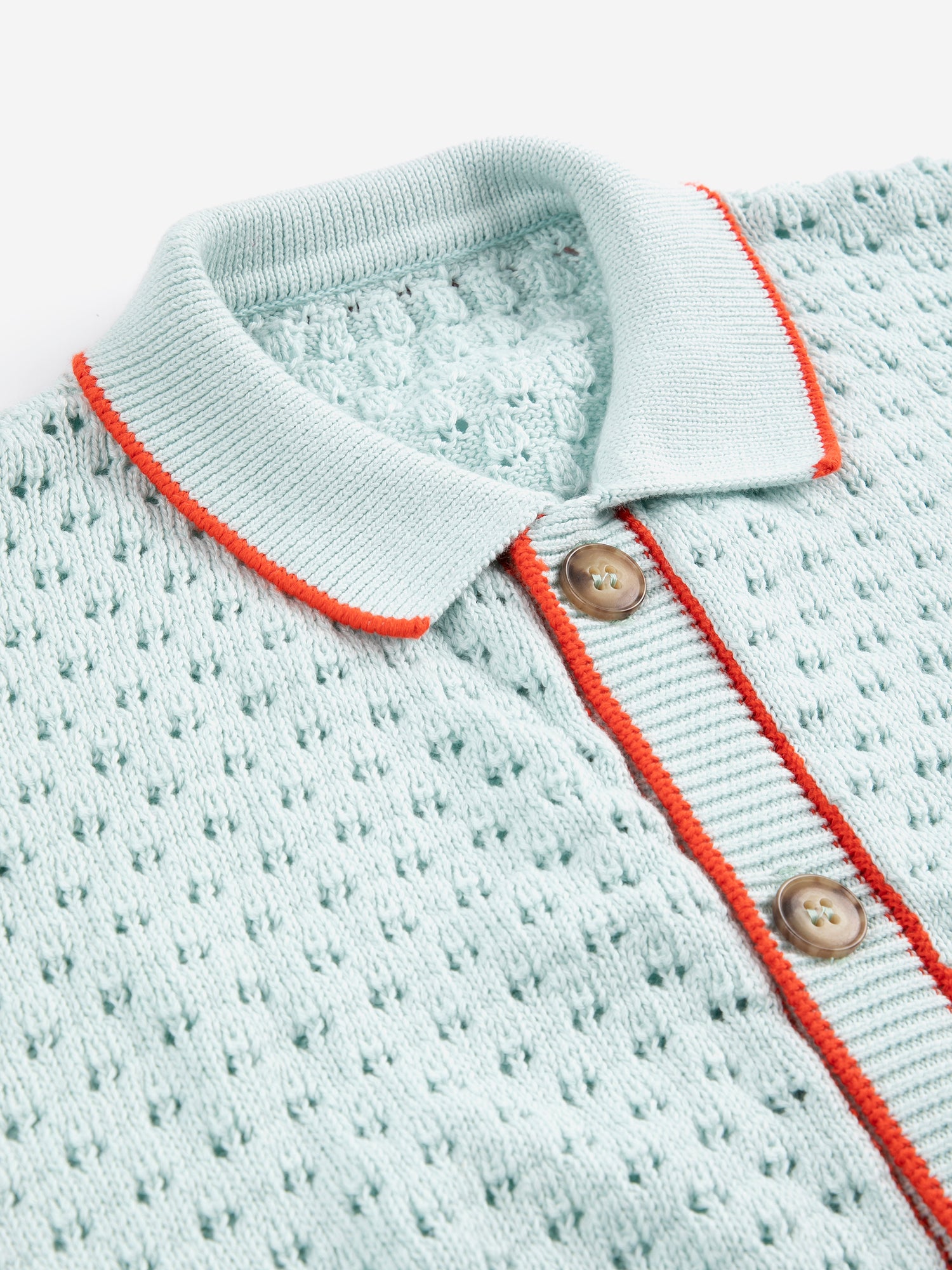 Bobo Choses BC Openwork Cardigan - Light Blue