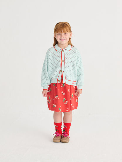 Bobo Choses Farm Adventure All Over Woven Dress - Red