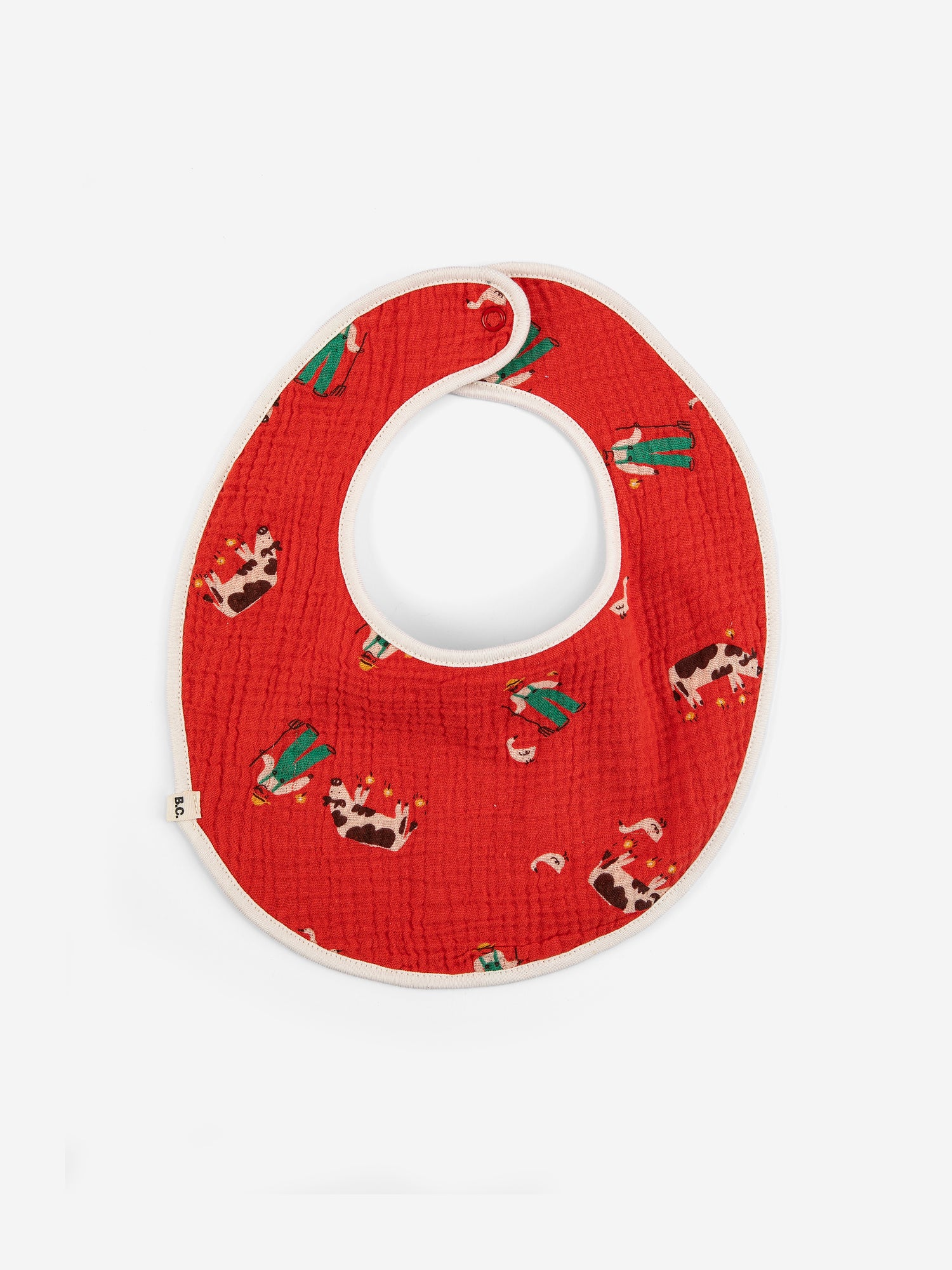 Bobo Choses Adventure Farm Bib Set - Red