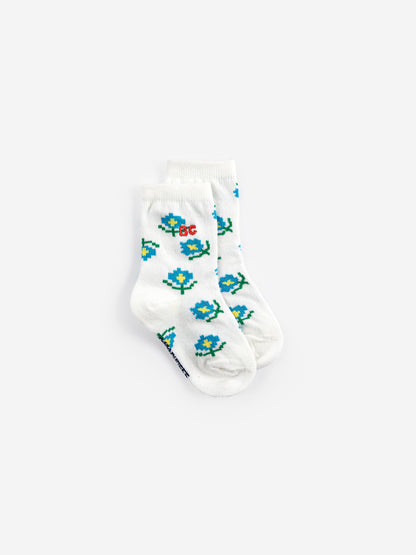 Bobo Choses Flower Short Socks Pack x 2