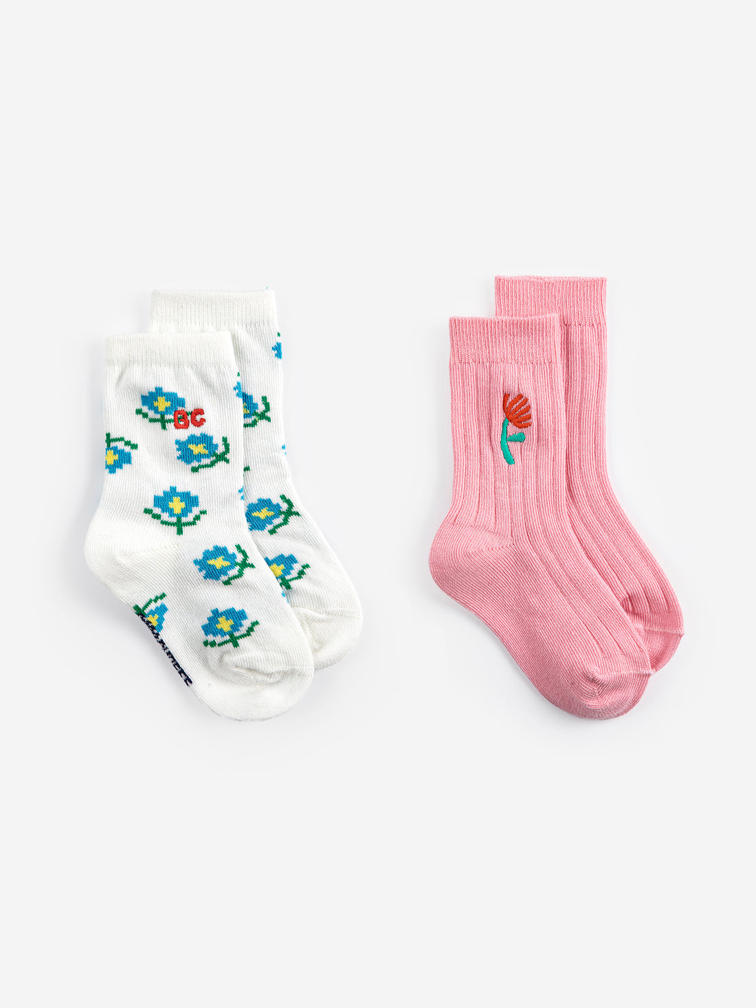 Bobo Choses Flower Short Socks Pack x 2
