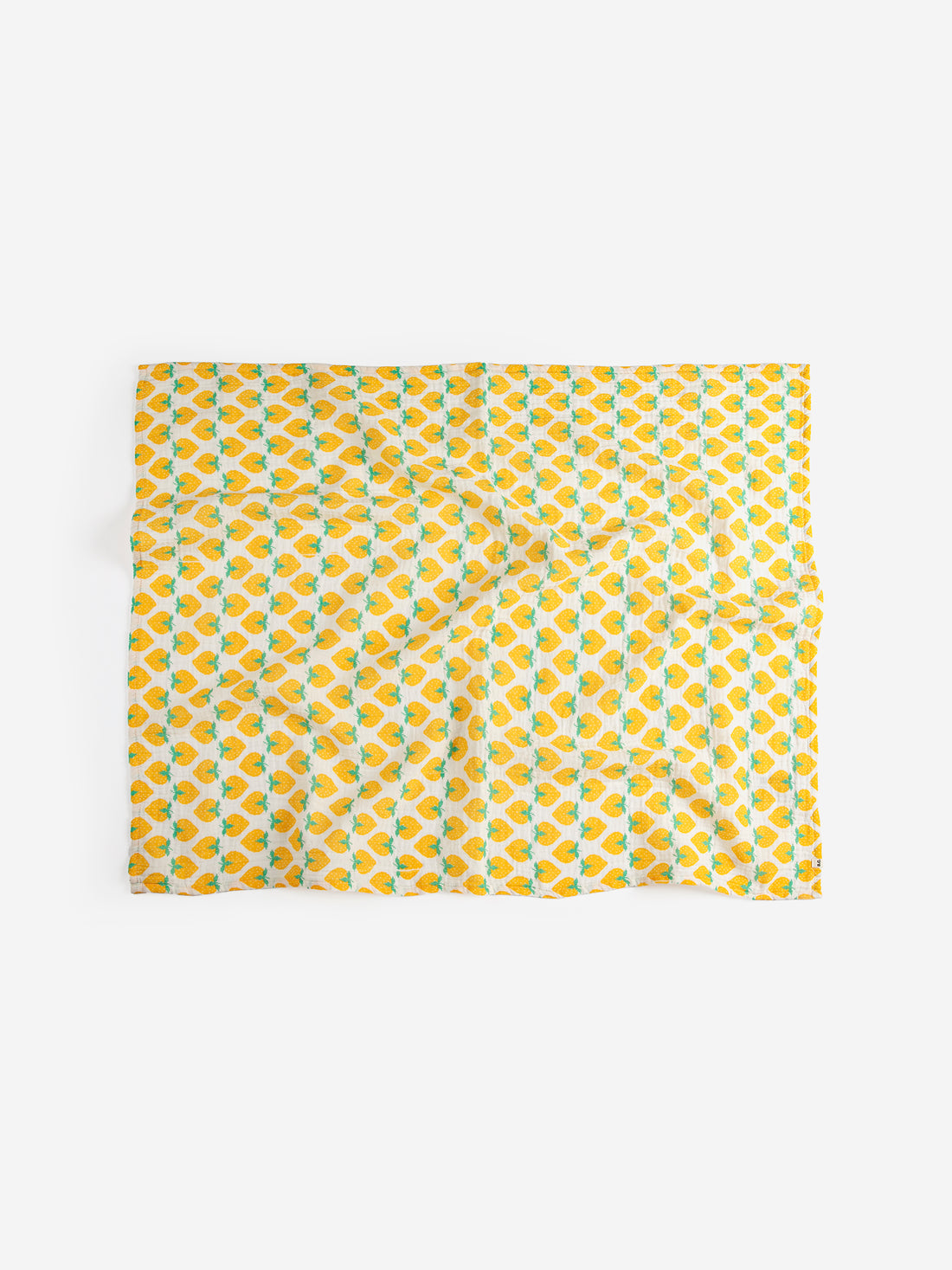 Bobo Choses Strawberry All Over Muslin Cloth - Off White