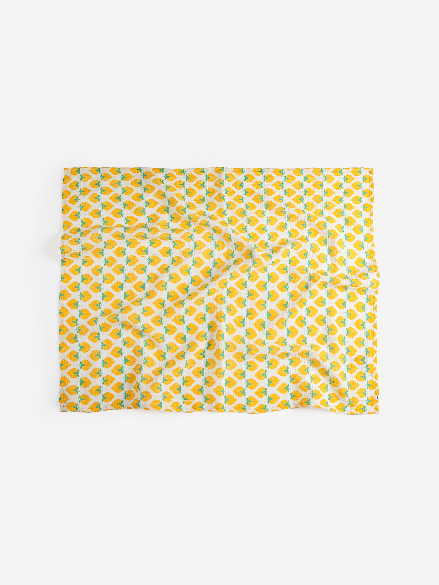 Bobo Choses Strawberry All Over Muslin Cloth - Off White
