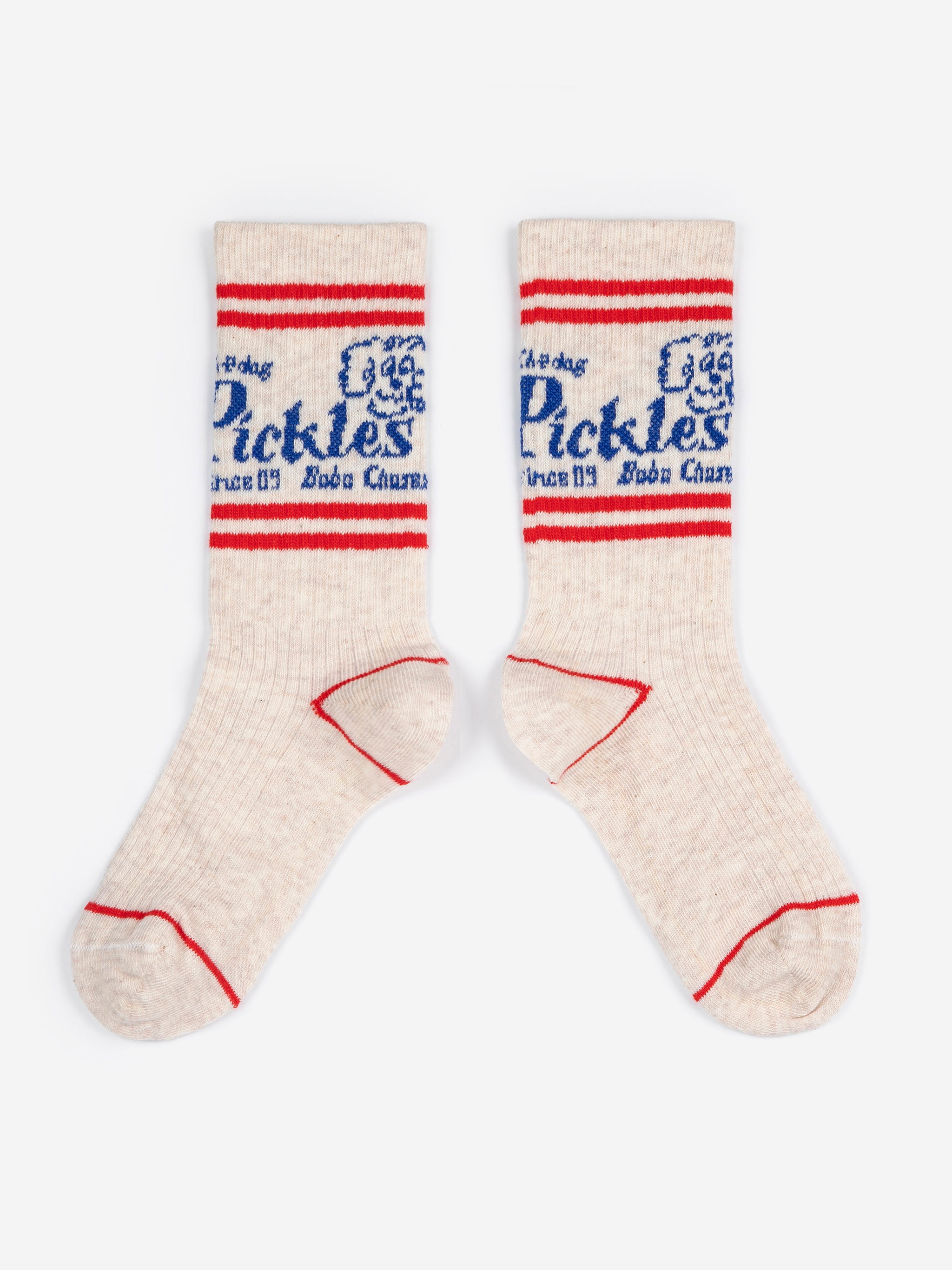 Bobo Choses Pickles The Dog Long Socks - Off White