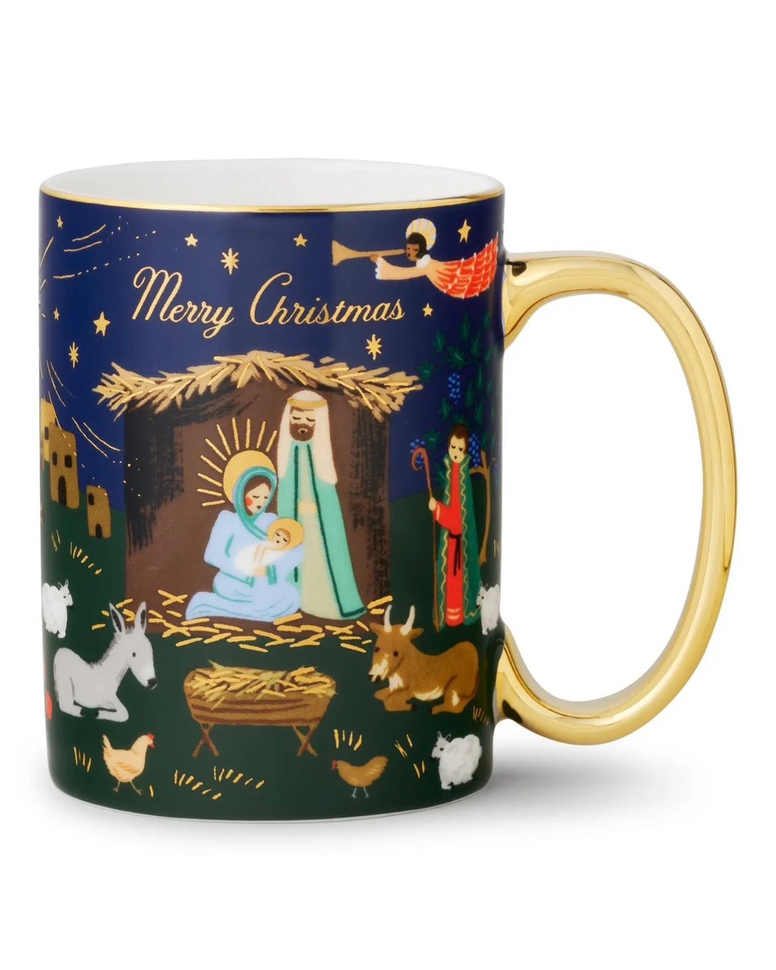 Rifle Paper Co. Porcelain Mug - Nativity Scene