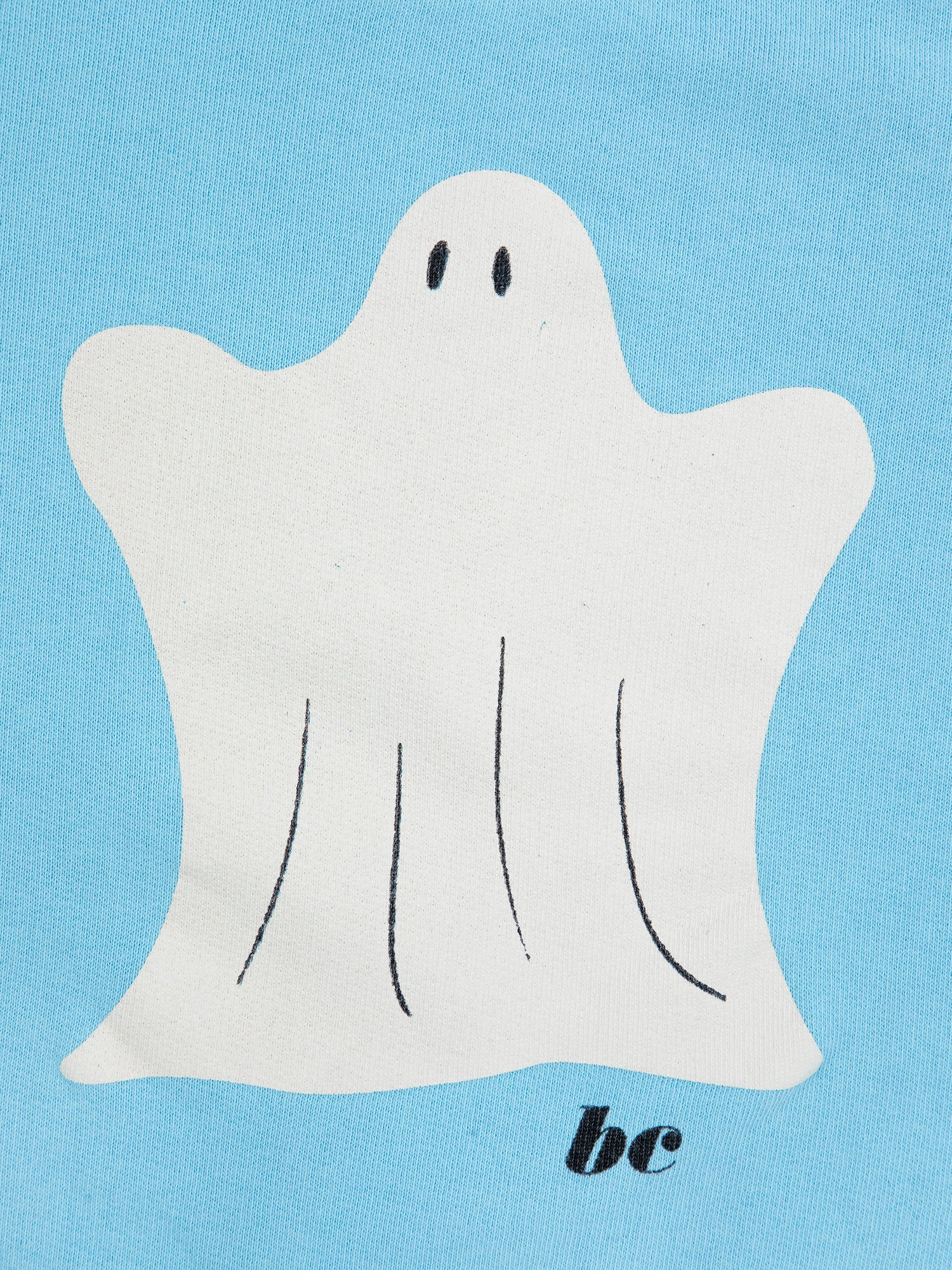 Bobo Choses Baby Funny Ghost Sweatshirt - Light Blue