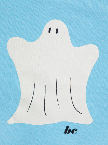Bobo Choses Baby Funny Ghost Sweatshirt - Light Blue