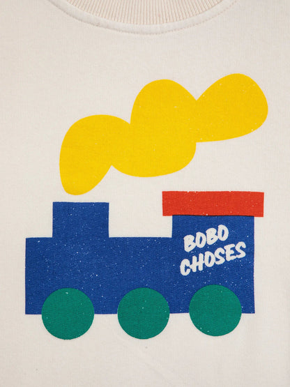 Bobo Choses Baby Bobo Choo Choo Body Sweatshirt - White