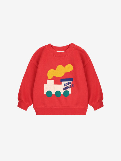 Bobo Choses Baby Bobo Choo Choo Sweatshirt - Red
