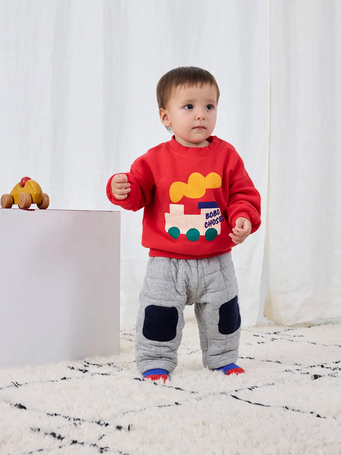 Bobo Choses Baby Bobo Choo Choo Sweatshirt - Red
