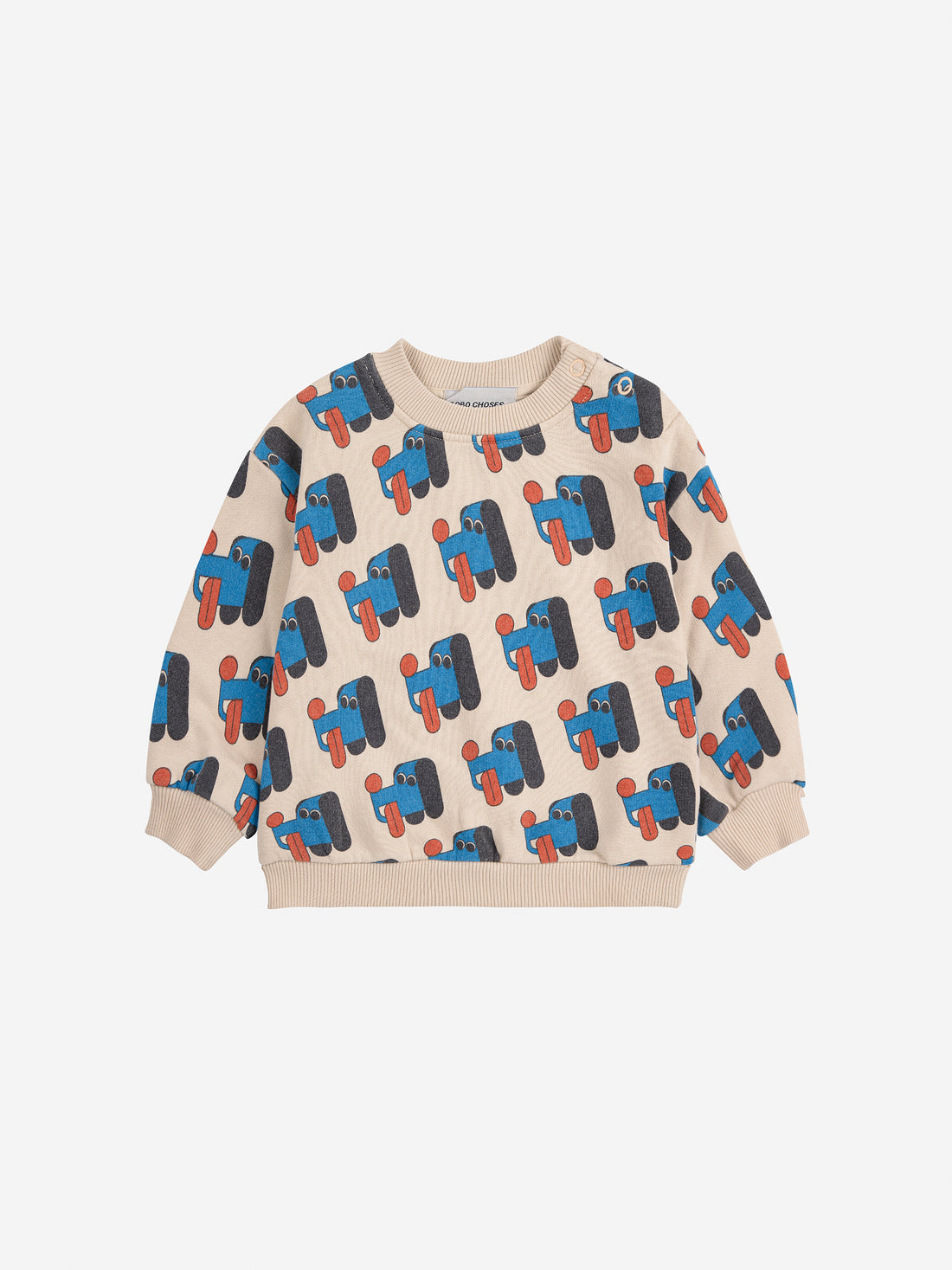 Bobo Choses Baby Doggy Mate All Over Sweatshirt - Off White