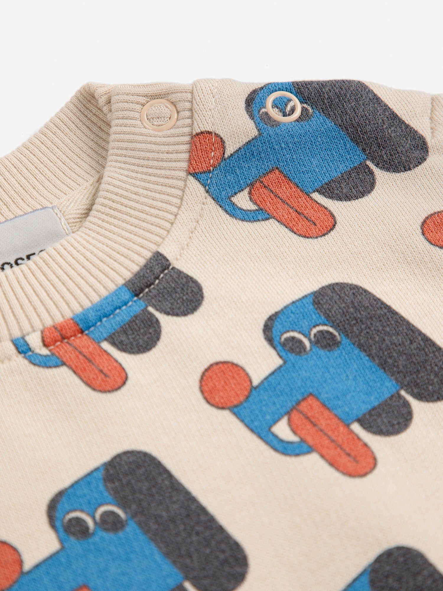 Bobo Choses Baby Doggy Mate All Over Sweatshirt - Off White