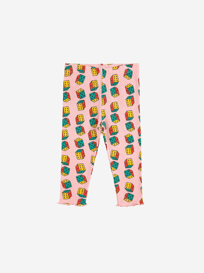 Bobo Choses Baby Dices All Over Leggings - Pink