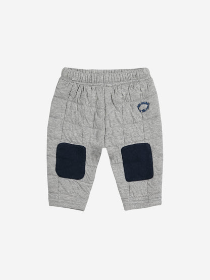 Bobo Choses Baby Quilted Jogging Pants - Light Heather Grey