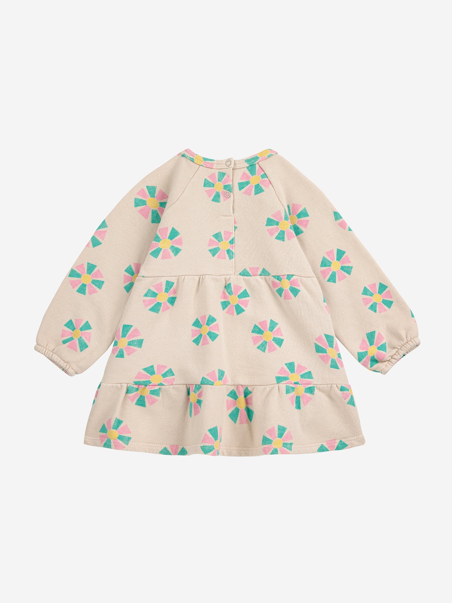 Bobo Choses Baby Kaleidoscope All Over Dress - Off White