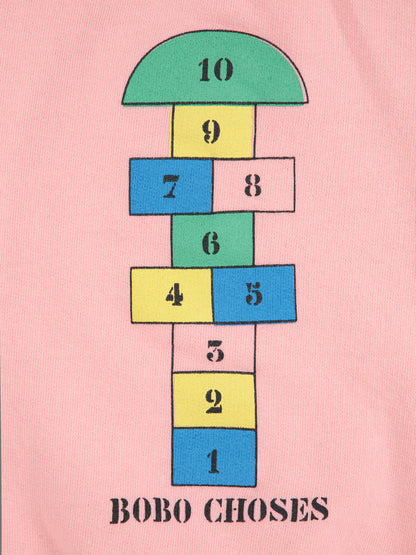 Bobo Choses Baby Hopscotch Sweatshirt - Pink