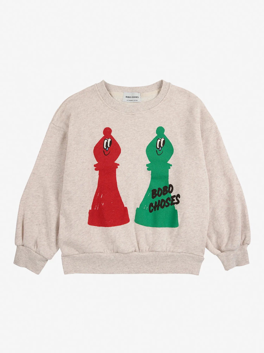 Bobo Choses Checkmate Sweatshirt - Off White