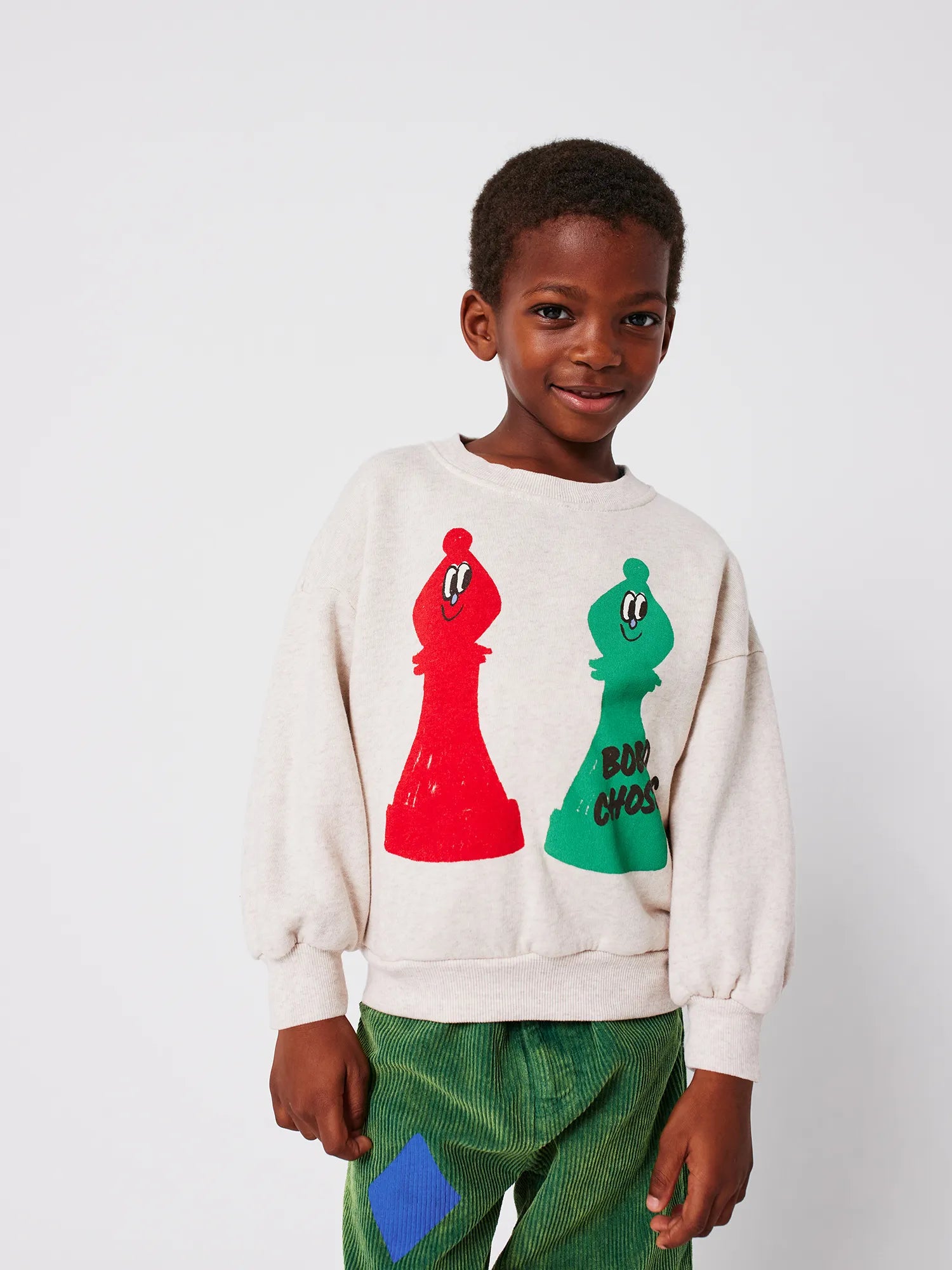 Bobo Choses Checkmate Sweatshirt - Off White