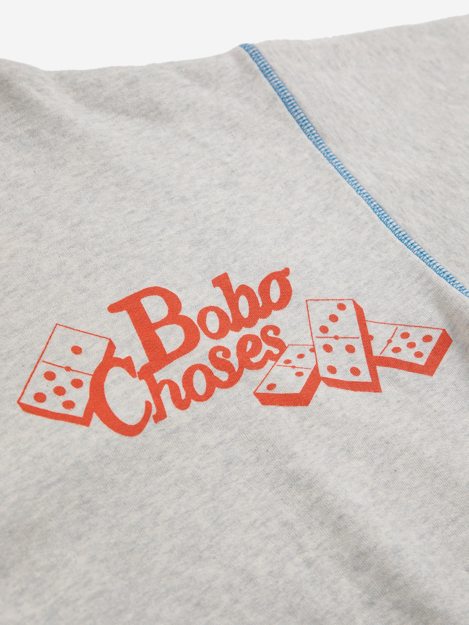 Bobo Choses Dominos Sweatshirt - Light Heather Grey