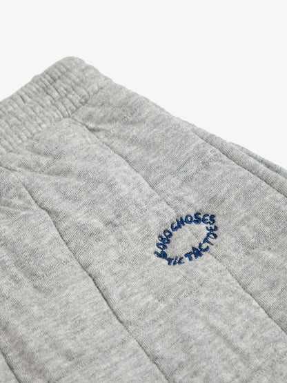 Bobo Choses Quilted Jogging Pants - Heather Grey