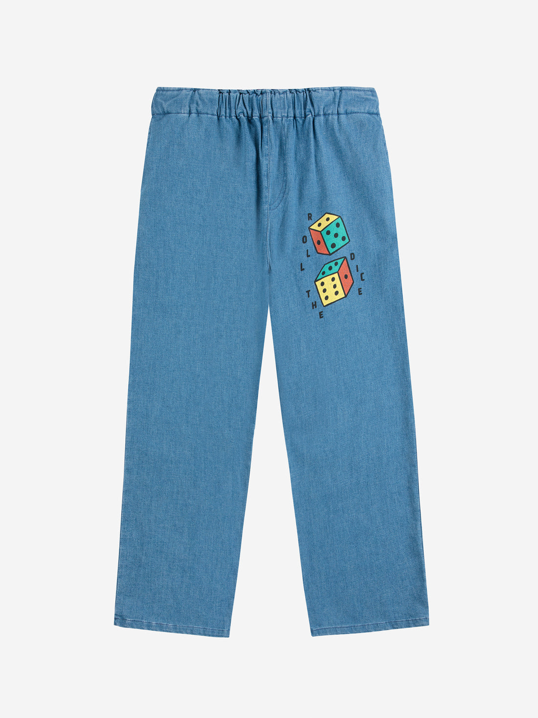 Bobo Choses Roll The Dice Light Denim Pants - Navy Blue
