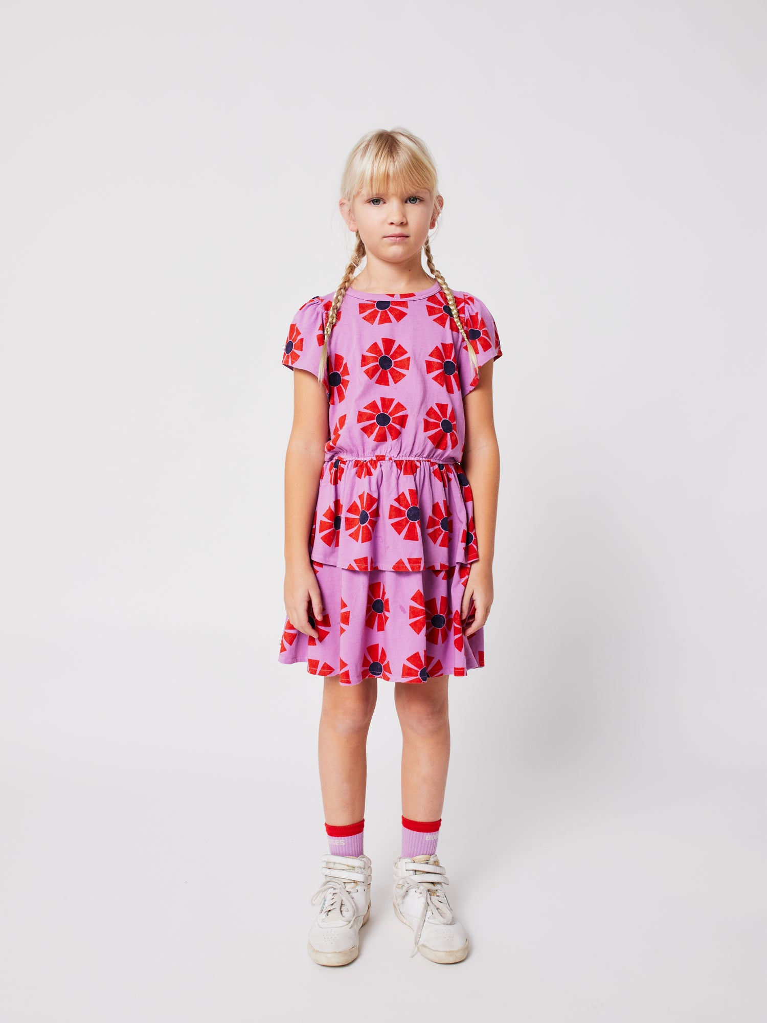 Bobo Choses Kaleidoscope All Over Dress - Purple