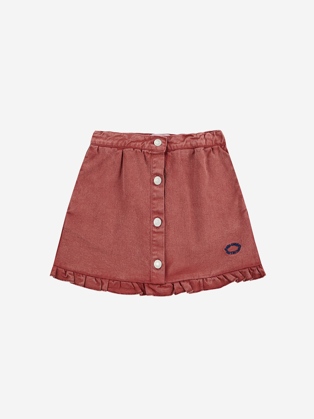 Bobo Choses Tic Tac Toe Ruffled Skirt - Brown
