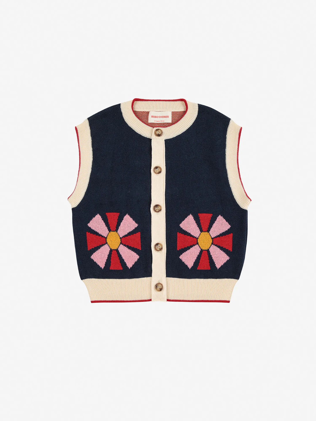 Bobo Choses Kaleidoscope Vest - Navy Blue