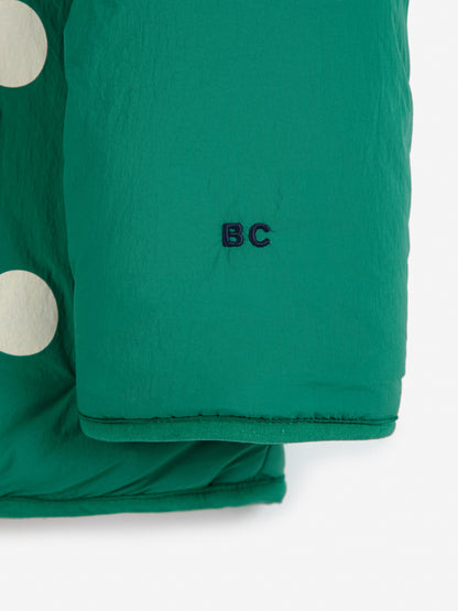Bobo Choses Clover Reversible Sheepskin Jacket - Green