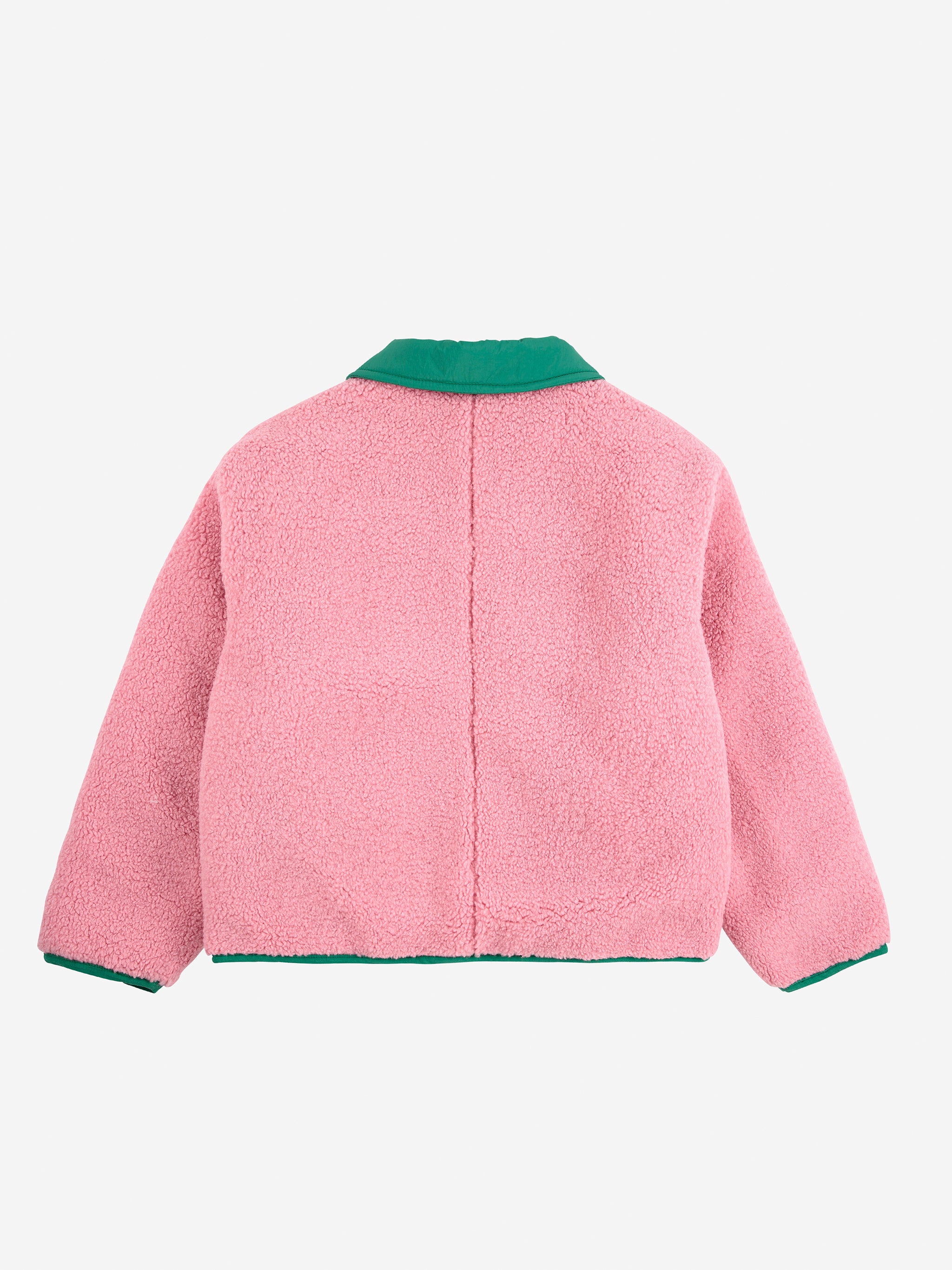 Bobo Choses Clover Reversible Sheepskin Jacket - Green